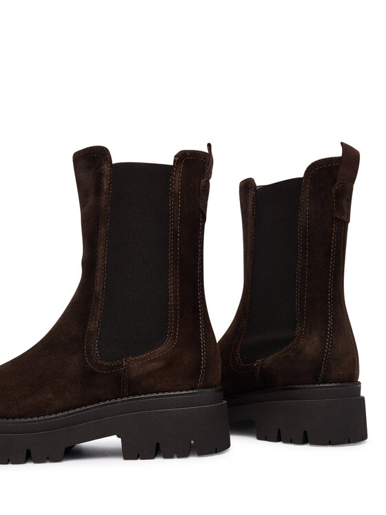 Tamaris Tamaris Kotníková obuv s elastickým prvkem 1-25992-41 Hnědá