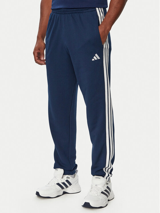 adidas Jogginghose Essentials 3-Stripes French Terry KY4197 Blau Regular Fit