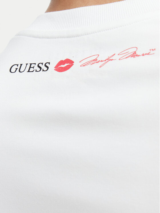 Guess Guess Póló W6YI64 K6710 Fehér Regular Fit