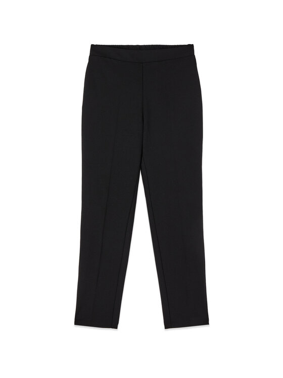 Oltre Oltre Spodnie materiałowe P273J102543N033 Czarny Regular Fit