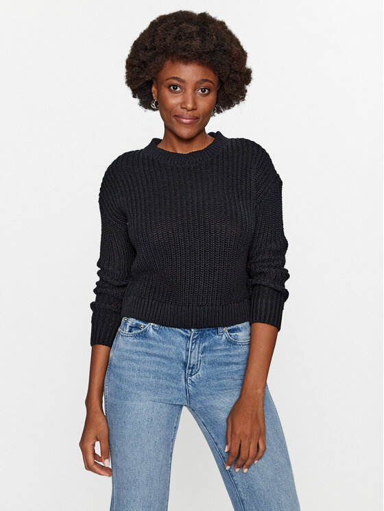 Vero Moda Vero Moda Пуловер 10291736 Черен Regular Fit