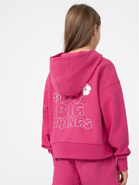4F 4F Sweatshirt 4FJAW23TSWSF645 Rosa Regular Fit