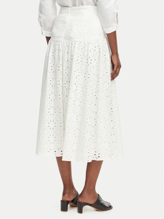 Marella Marella Макси пола Emme by Marella Ballo 2615101042 Бял Regular Fit