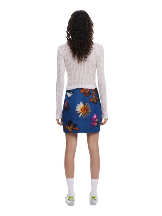 Desigual Desigual Φούστα midi Gonna mirta Μπλε Regular Fit