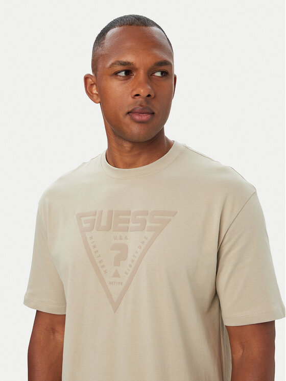 Guess Guess T-särk Z4BI02 I3Z14 Beež Regular Fit