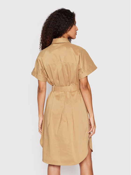 BOSS Boss Haljina košulja Dashile 50468013 Smeđa Regular Fit
