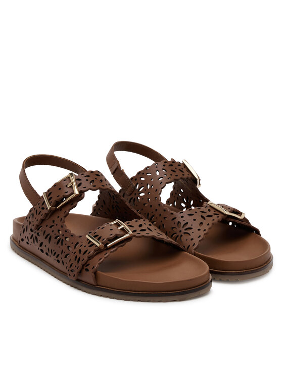 TWINSET TWINSET Sandale 251GCJ046 Smeđa