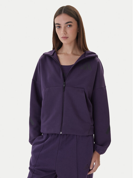 adidas adidas Pulóver Z.N.E. KC4569 Lila Loose Fit