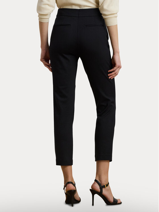 LAUREN RALPH LAUREN LAUREN RALPH LAUREN Auduma bikses 200980023001 Melns Straight Fit