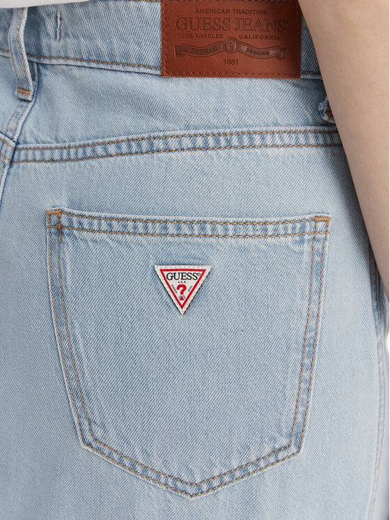 Guess Jeans Guess Jeans Džínová sukně W6GD52 D7902 Modrá Regular Fit
