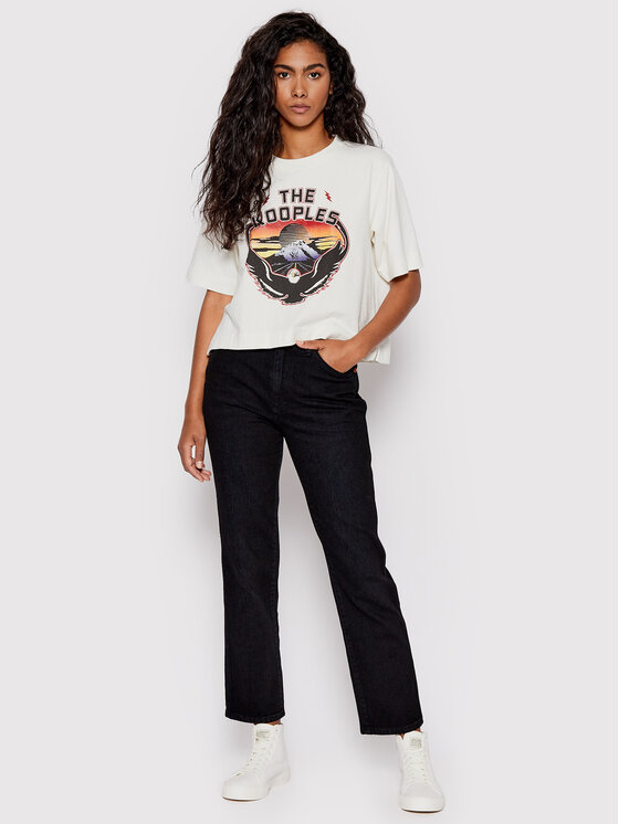 Wrangler Wrangler Jeansy Prudence 112319360 Czarny Straight Fit