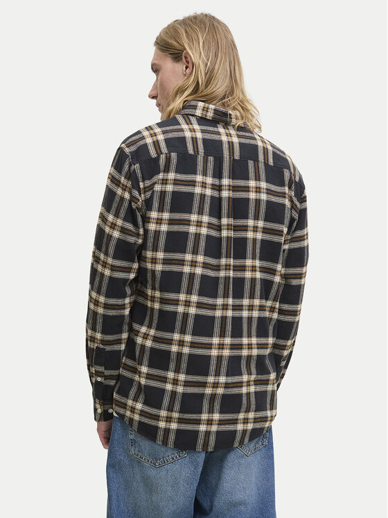 Jack&Jones Jack&Jones Košulja Classic Flannel 12278406 Crna Regular Fit