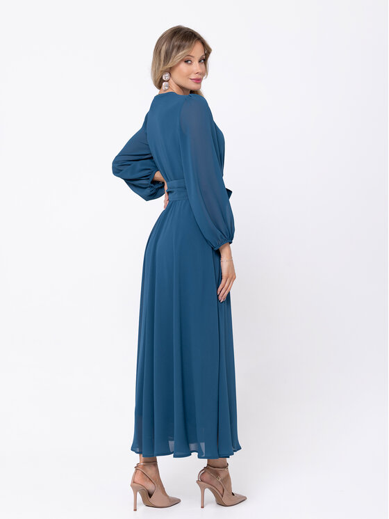 LIDIA KALITA LIDIA KALITA Sukienka wieczorowa Sydney Niebieski Long Fit
