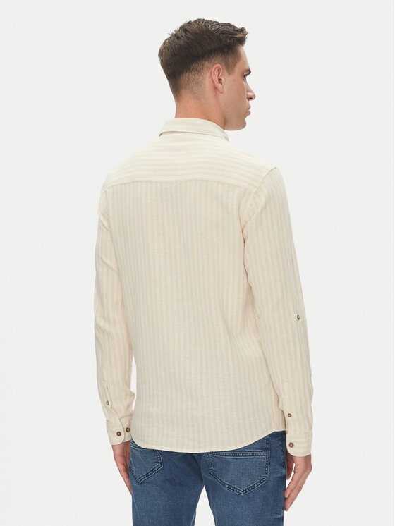 INDICODE INDICODE Krekls Dikson 20-511 Bēšs Regular Fit