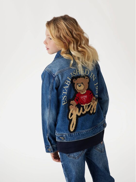 Guess Kids Guess Kids Kurtka przejściowa 173777 Niebieski Classic Fit