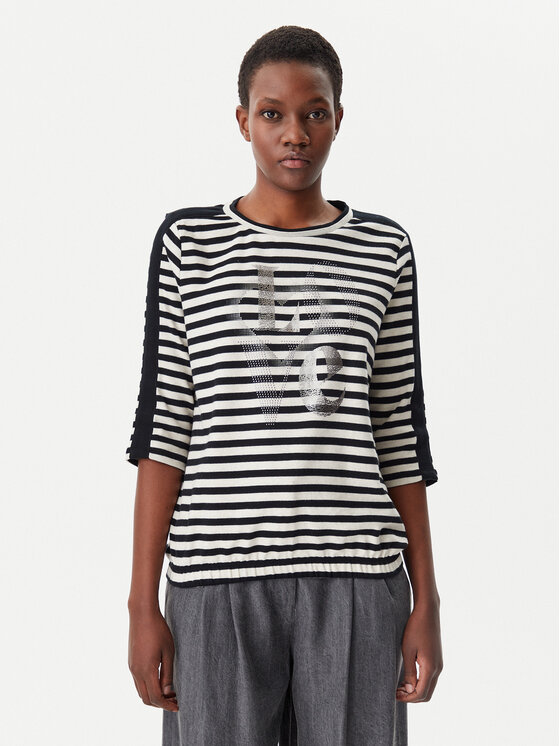Olsen Olsen Bluzka 11201631 Czarny Regular Fit