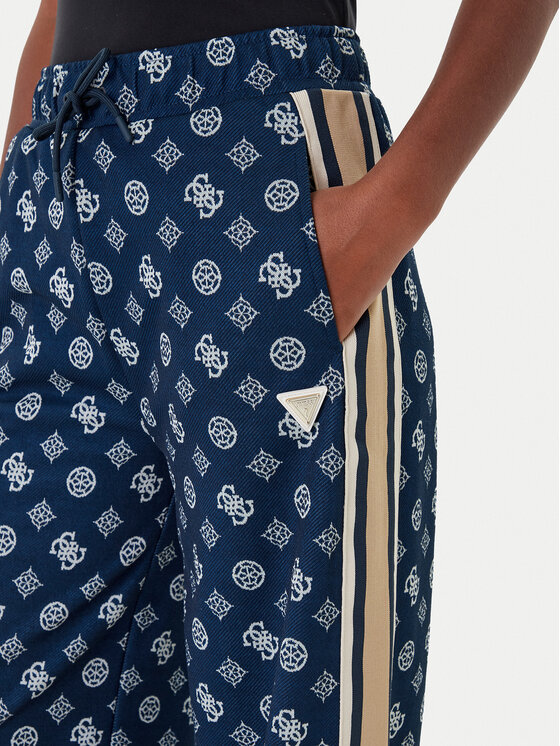 Guess Guess Долнище анцуг V5YB10 K0282 Тъмносин Relaxed Fit