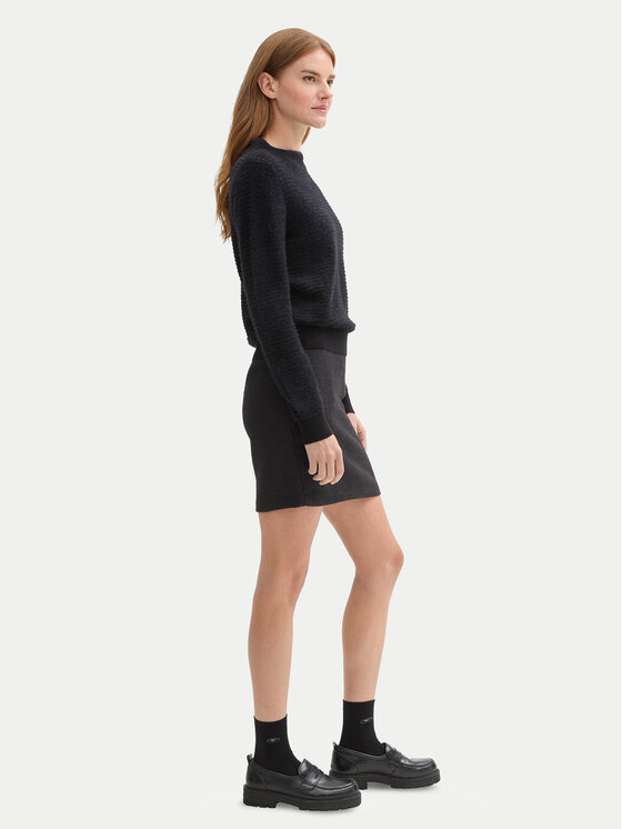 Tom Tailor Tom Tailor Mini suknja 1044649 Crna Regular Fit
