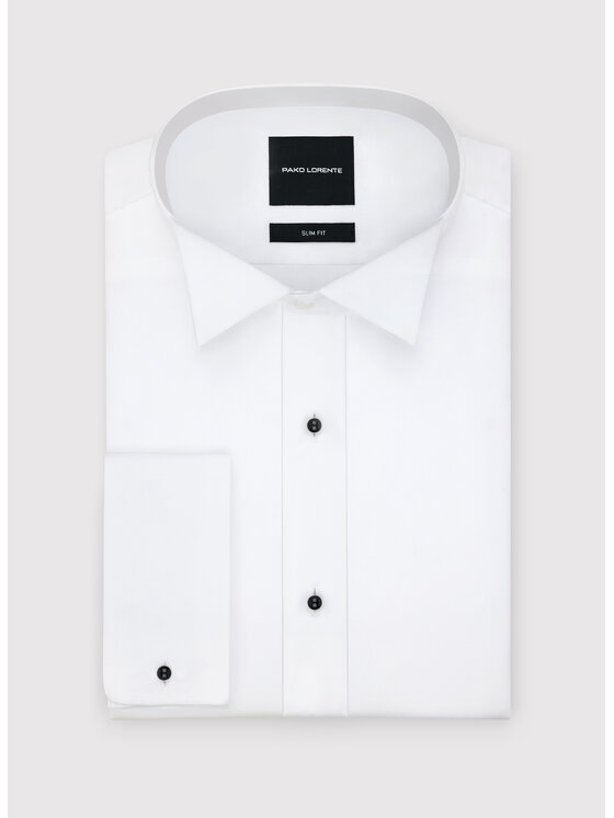 Pako Lorente Pako Lorente Koszula P000B-1X-265 Biały Slim Fit