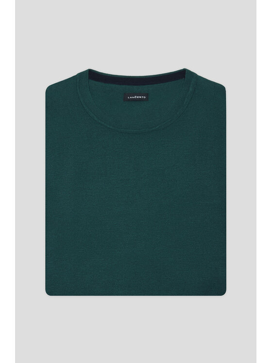 Lancerto Lancerto Sweter Geir SW073224000081 Zielony Regular Fit