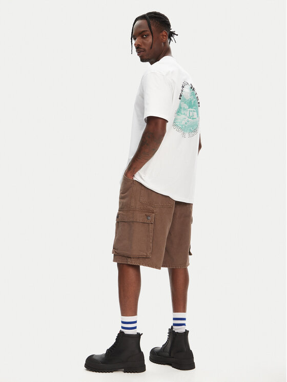 Hunter Hunter Tričko Rasputin HARM0057251 Biela Relaxed Fit