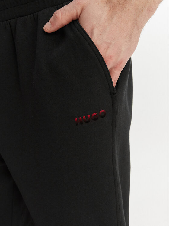 HUGO HUGO Spodnie dresowe Atlas 50557004 Czarny Regular Fit