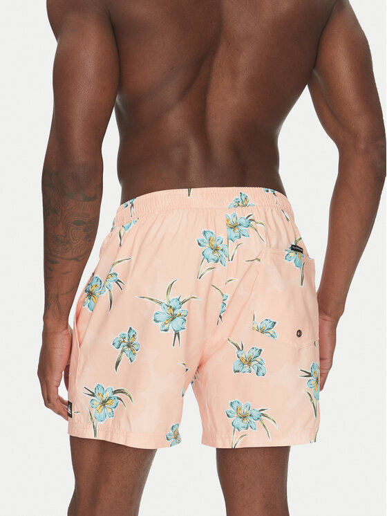 Quiksilver Quiksilver Kopalne hlače Everyday Straight Volley 15 EQYJV04121 Oranžna Regular Fit