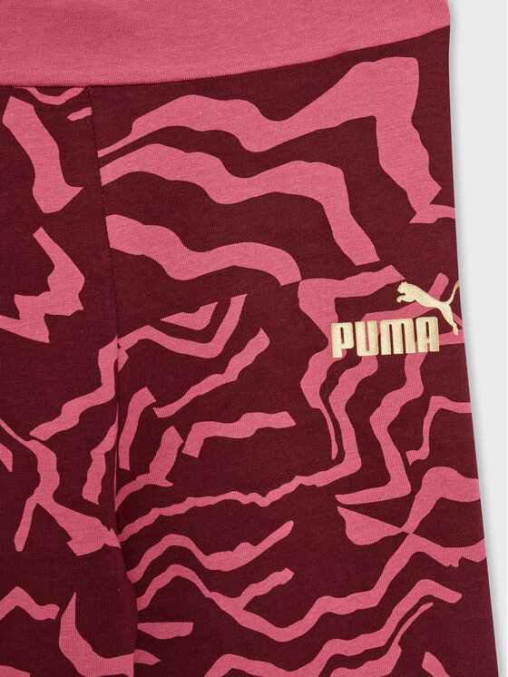 Puma Puma Legginsy Alpha 671067 Bordowy Tight Fit