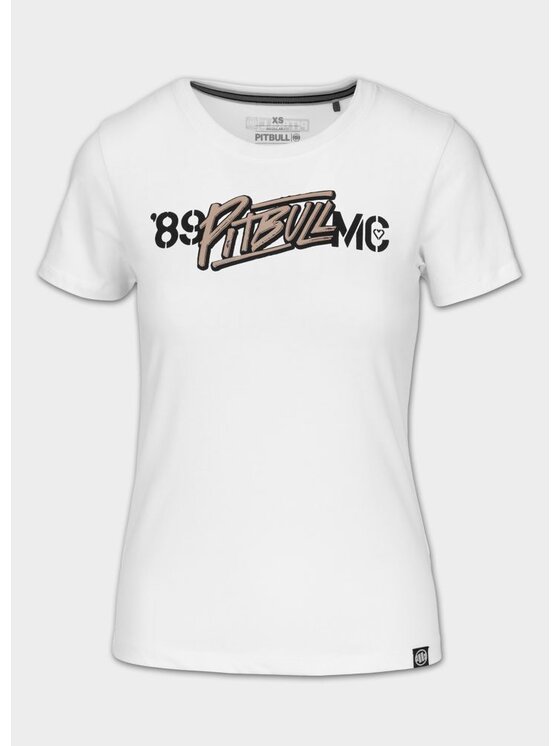 PITBULL PITBULL T-Shirt MC HEART Biały Regular Fit