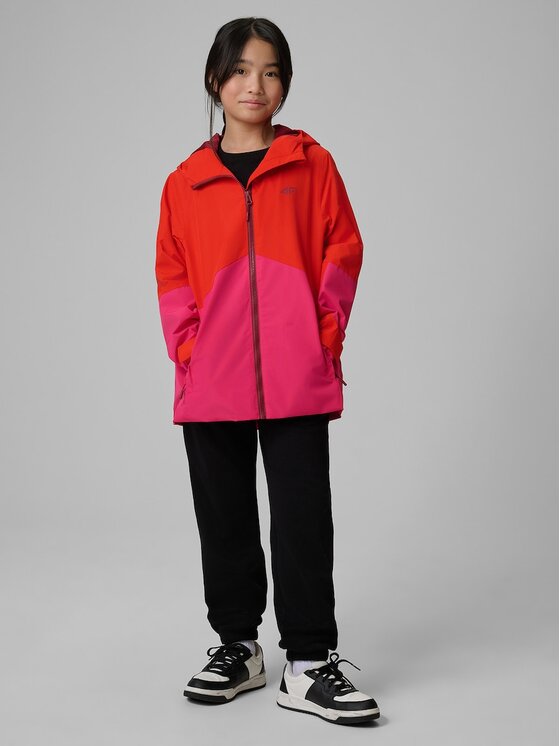 4F 4F Giacca di transizione 4FJWSS26TTJAF0958-62S Rosso Regular Fit