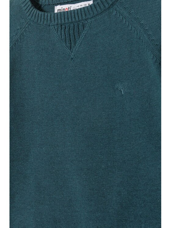MINOTI MINOTI Sweter 11JUMPER 1 Zielony Regular Fit