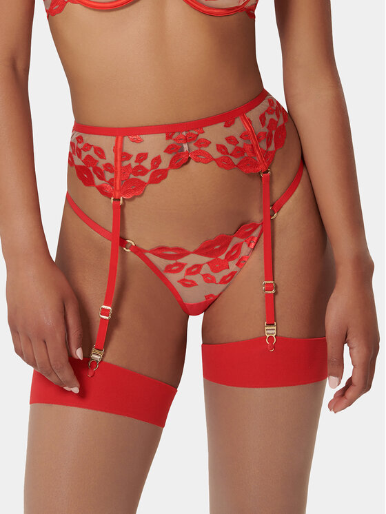 Bluebella Reggicalze Marian 42228 Rosso, taglia : 36