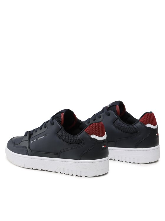 Tommy Hilfiger Tommy Hilfiger Sneakersy Basket Core Leather FM0FM04693 Tmavomodrá