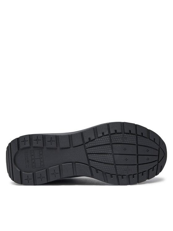 Tommy Jeans Tommy Jeans Laisvalaikio batai Runner EM0EM01445 Juoda