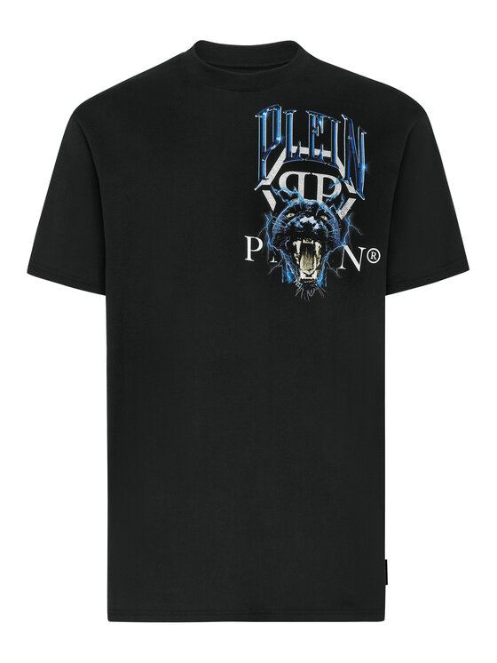 PHILIPP PLEIN PHILIPP PLEIN Tričko 1135 Čierna Regular Fit