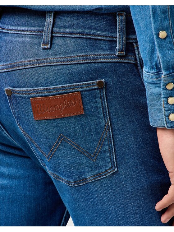 Wrangler Wrangler Jeansy Greensboro Niebieski Regular Fit