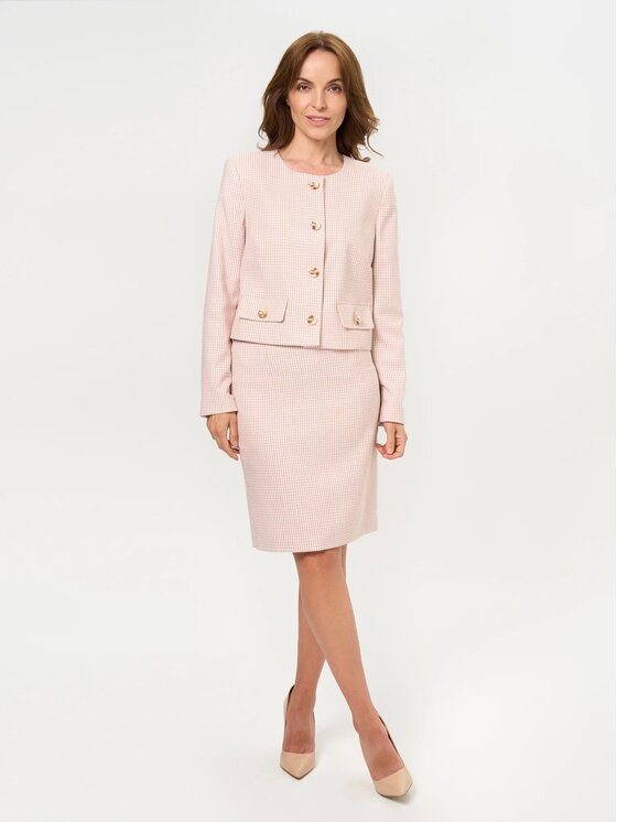 Willsoor Willsoor Marynarka 68270 Różowy jasny Regular Fit
