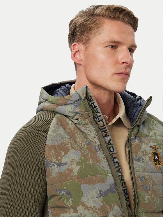 Aeronautica Militare Aeronautica Militare Преходно яке 262AM1389UCL00006 Каки Regular Fit