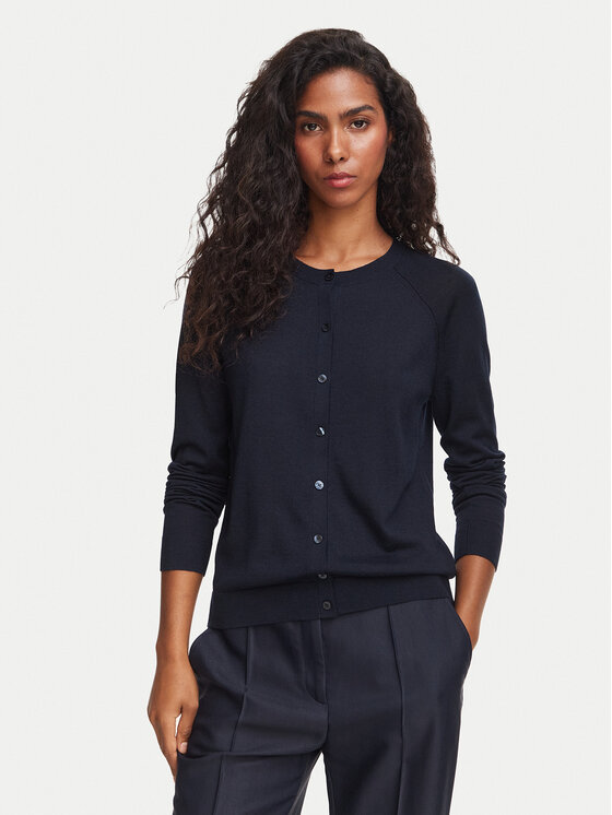 BOSS BOSS Strickjacke Fonami 50545031 Dunkelblau Regular Fit