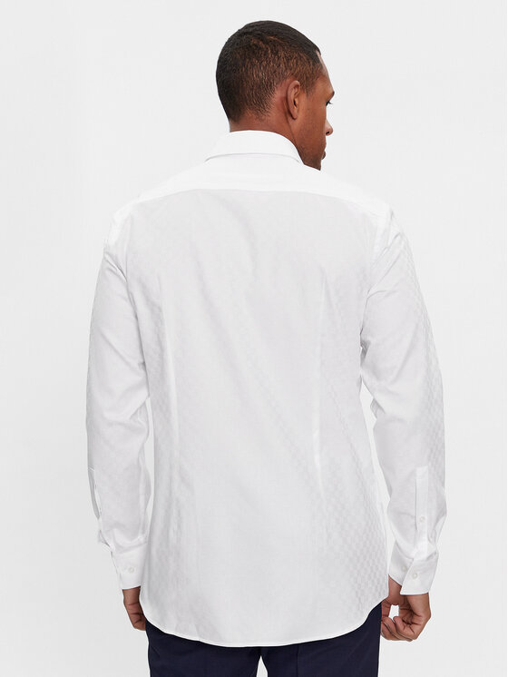 HUGO Hugo Košulja Kenno 50508316 Bijela Slim Fit