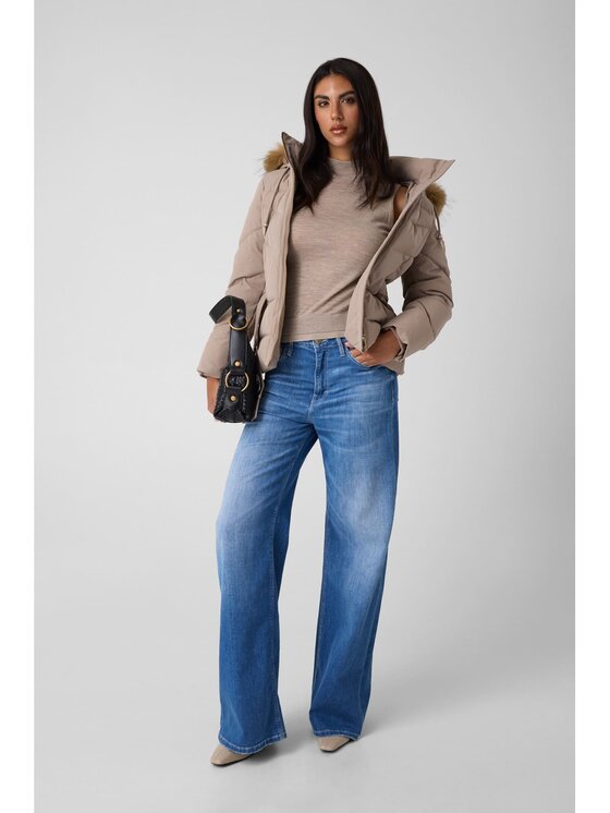 Guess Guess Bunda pro přechodné období 184824 Béžová Classic Fit