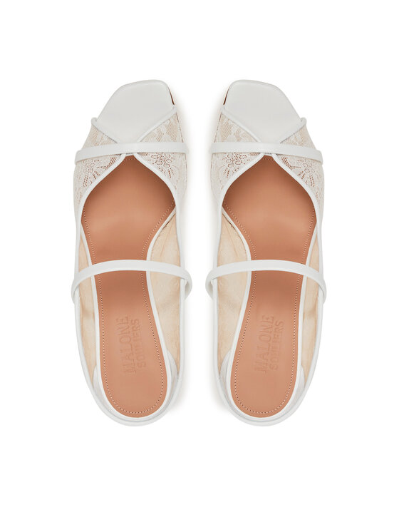 MALONE SOULIERS MALONE SOULIERS Şlapi Noah 70-10 Alb
