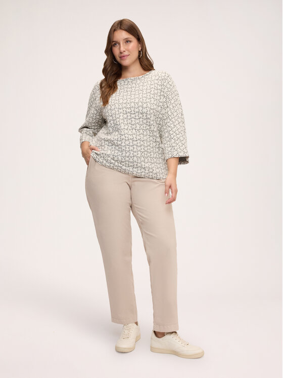 Fiorella Rubino Fiorella Rubino Felpa G82UL009807N011 Bianco Regular Fit