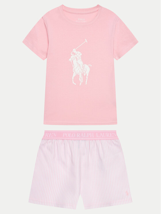 Polo Ralph Lauren Pižama 4P0146 Roza Regular Fit