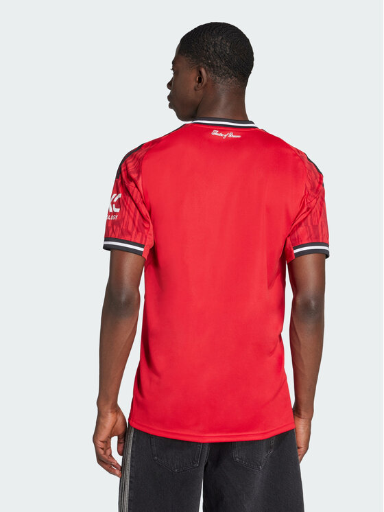 adidas adidas Koszulka techniczna Manchester United 25/26 Home Jersey Czerwony Slim Fit