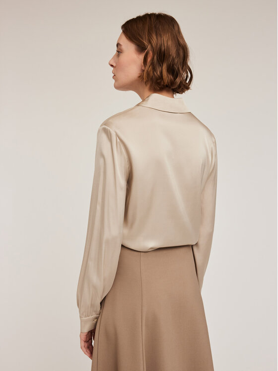 Motivi Motivi Camicia 5192Q000736N002 Écru Regular Fit