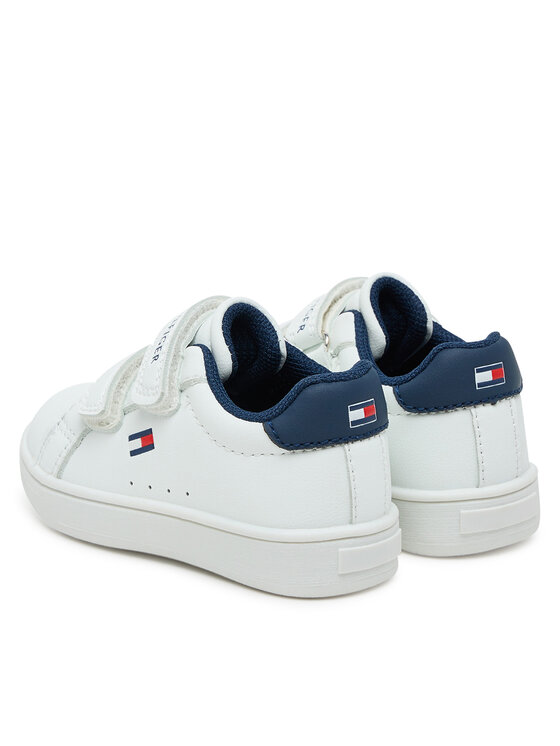 Tommy Hilfiger Tommy Hilfiger Сникърси Low Cut Velcro Sneaker T1X9-34062-1355 M Бял
