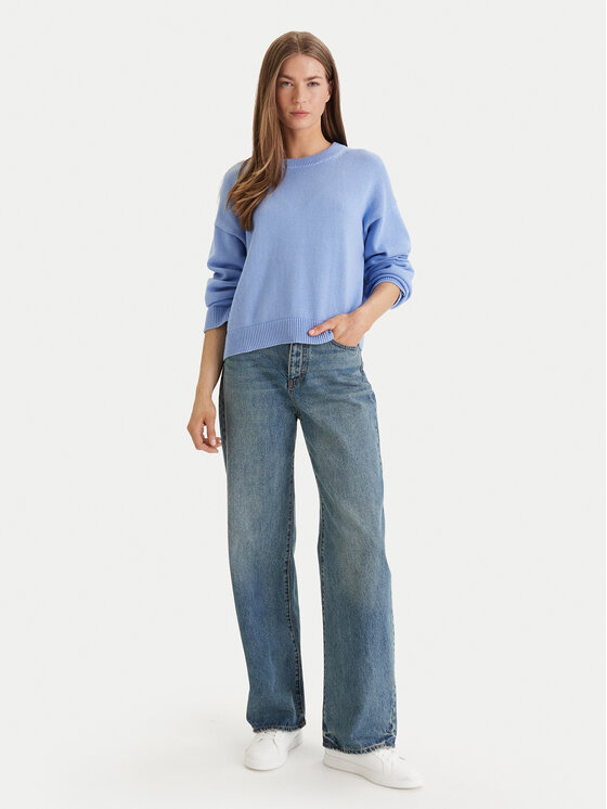 Calvin Klein Calvin Klein Sweater LV047D305G Kék Relaxed Fit