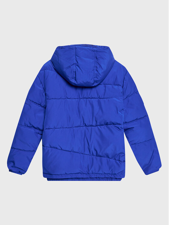 Calvin Klein Jeans Calvin Klein Jeans Žieminė striukė Monogram Logo IB0IB01490 Mėlyna Relaxed Fit
