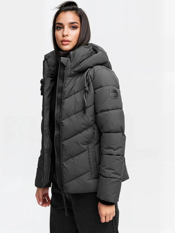 Marikoo Marikoo Kurtka zimowa Sahnemausii Szary Regular Fit
